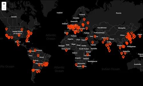 SSH brute force map